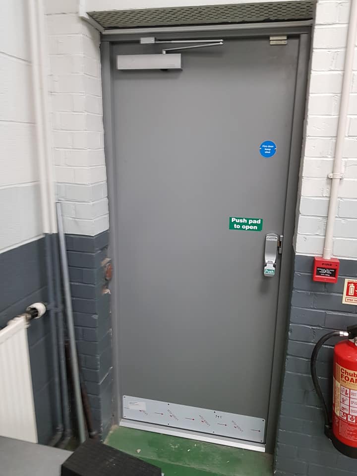 Steel Fire Exit Push Pad